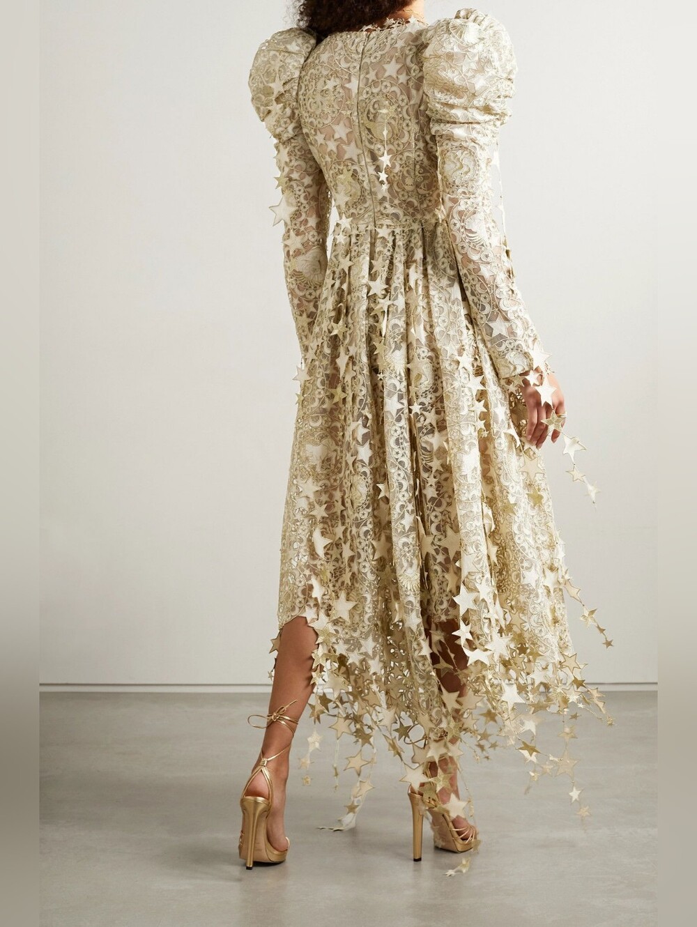 NWT Zimmermann Celestial Zodiac Star Tulle Midi Dress - Picture 3 of 16
